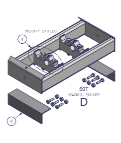 Beau-Roc Base de cylindre 50T